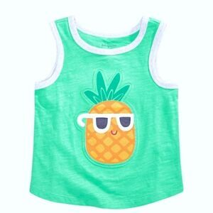 Baby boy pineapple Graphic Cotton tank-top 12 M